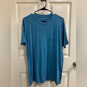 Duck Camp Baby Blue Mens Large bamboo t shirt